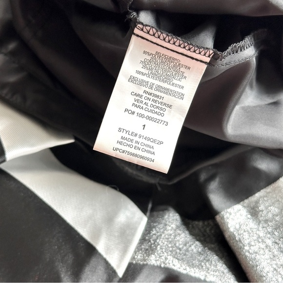 My Michelle Black Silver Glitter Skater Skirt Junior Size 1 - Picture 9 of 11